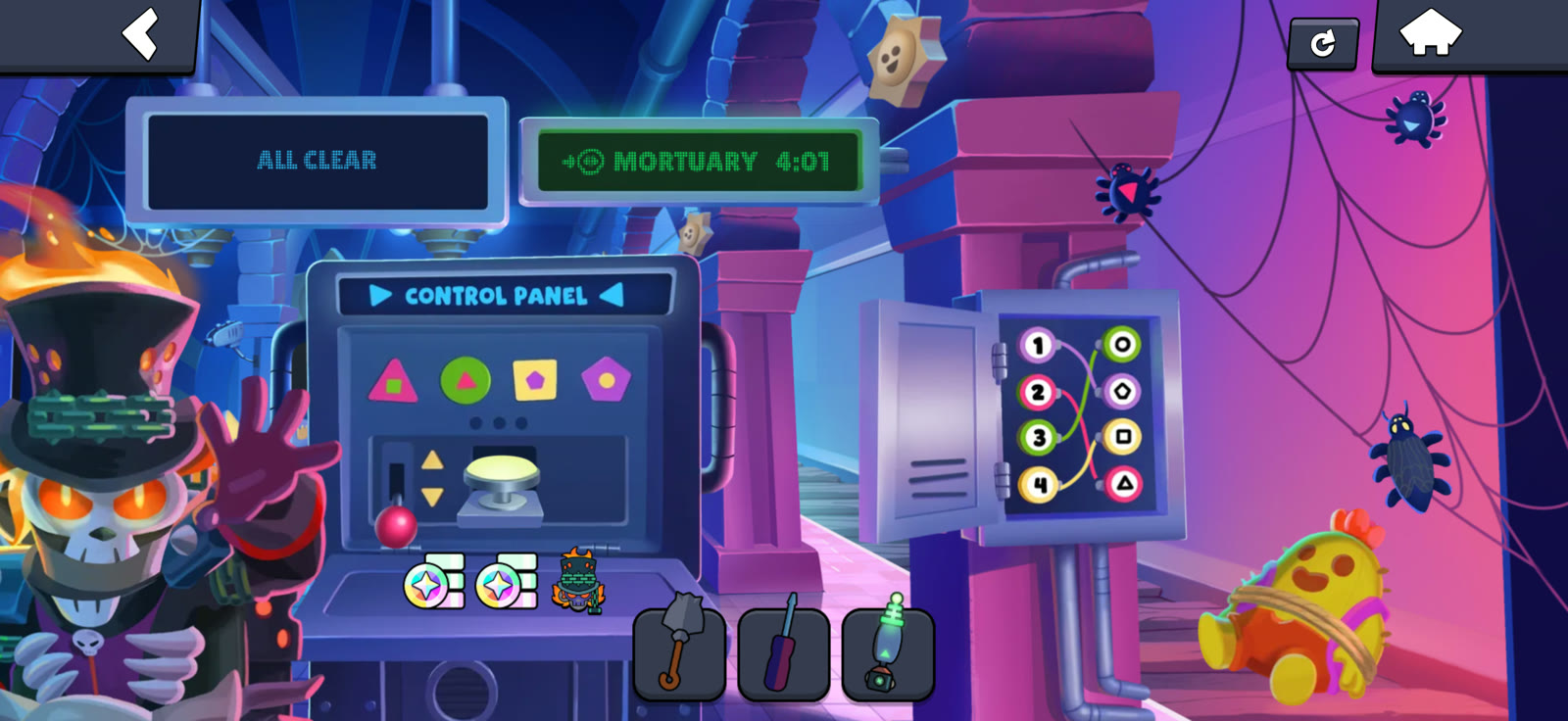 Chuck's Basement with all three speed rewards unlocked