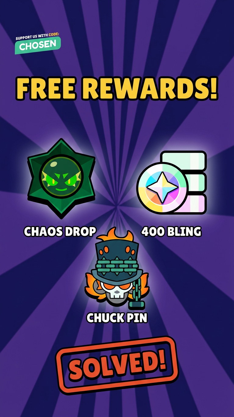 Basement solved: Chaos Drop, 400 Bling and Chuck pin