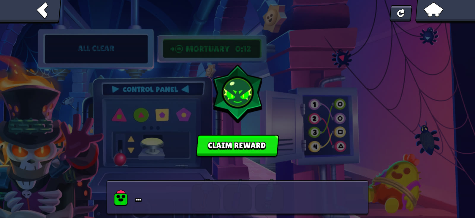 Claim Reward screen for the Find Gus Basement Chaos Drop
