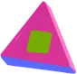 Triangle control panel button