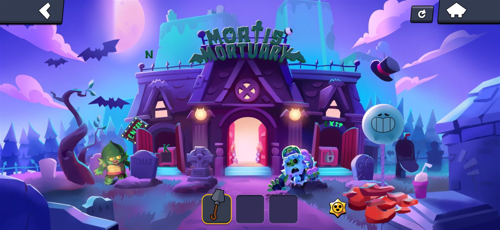 Dynamike emerges from his grave with another Starr Drop visible beside him
